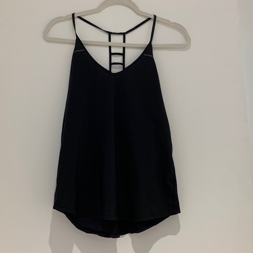 Black Lululemon tank top size 4. In perfect condition.